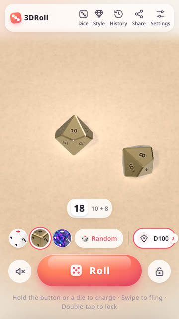 3DRoll – Champagne D100 (phone)